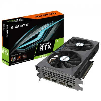 کارت گرافیک گیگابایت مدل GIGABYTE 3060 Ti EAGLE 8G OC کارکرده