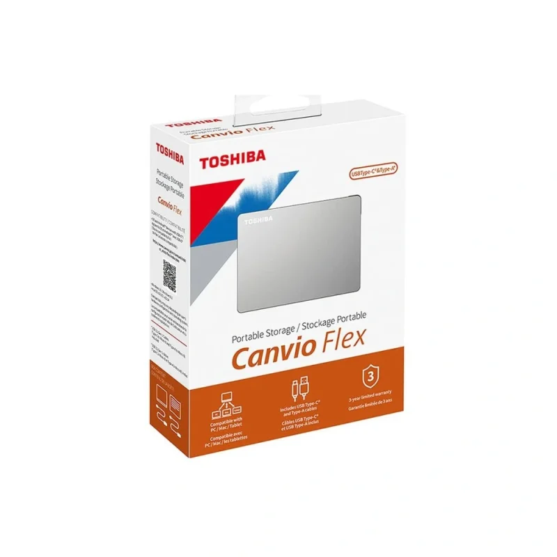 هارد اکسترنال Toshiba مدل CANVIO FLEX ظرفیت 4 ترابایت | فروشگاه خرید کامپیوتر لیان سیستم