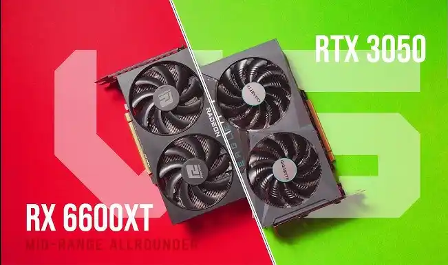 مشخصات فنی کلی و معماری و تکنولوژی ها کارت گرافیک NVIDIA RTX 3060 vs AMD RX 6600 XT vs NVIDIA RTX 3050 Ti