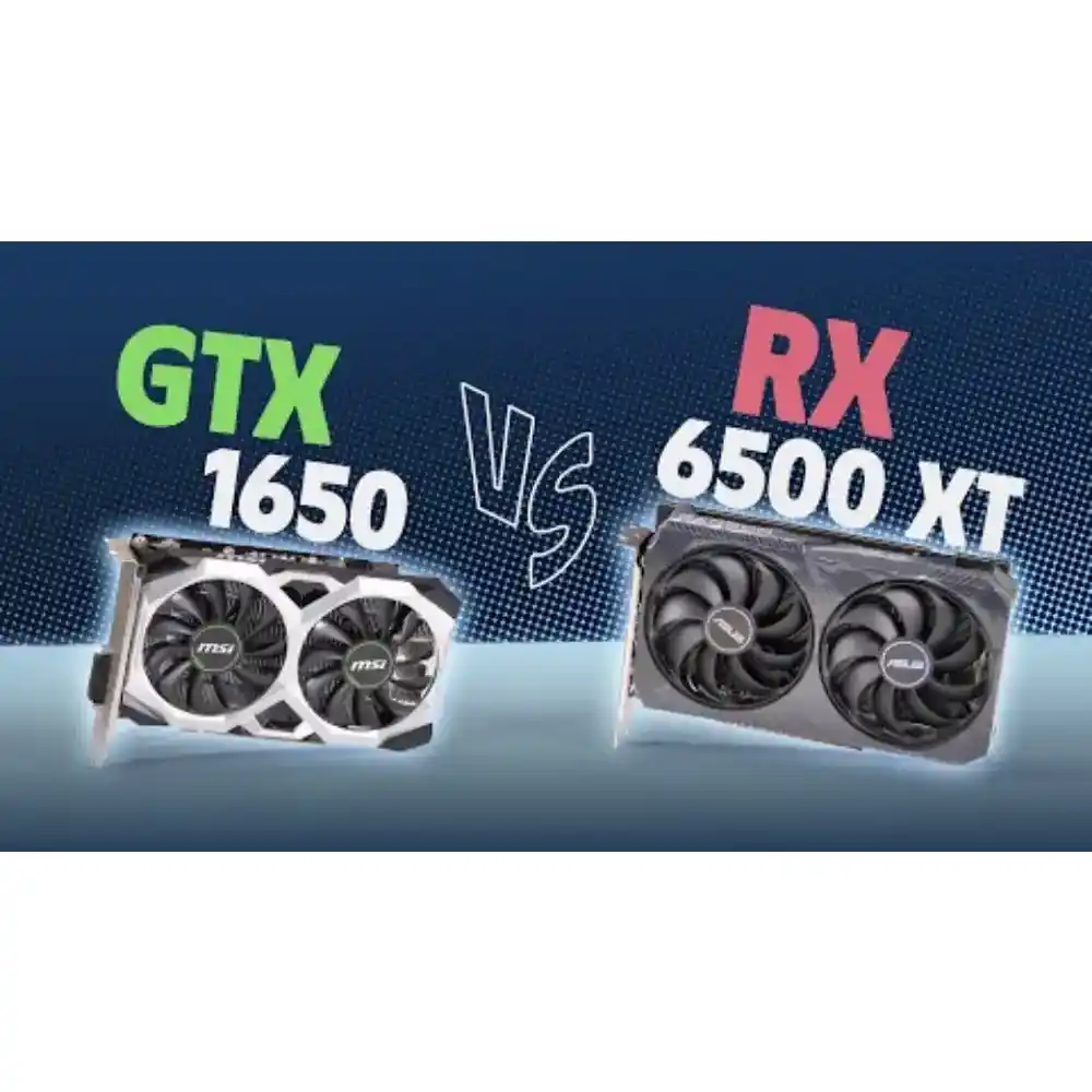 مجله های آموزش کامپیوتر مقایسه کارت گرافیک های پایین رده NVIDIA و AMD مثل rx 6500 و gtx 1650 و gtx 1660
