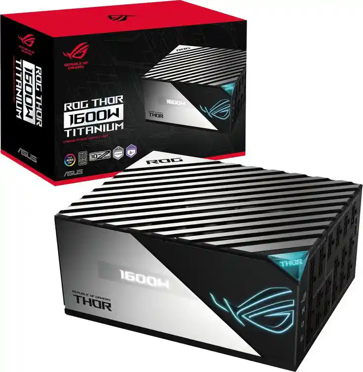 منبع تغذیه یا پاور کامپیوتر ASUS ROG قدرت و ظاهر خفن برای سیستم‌های لوکس