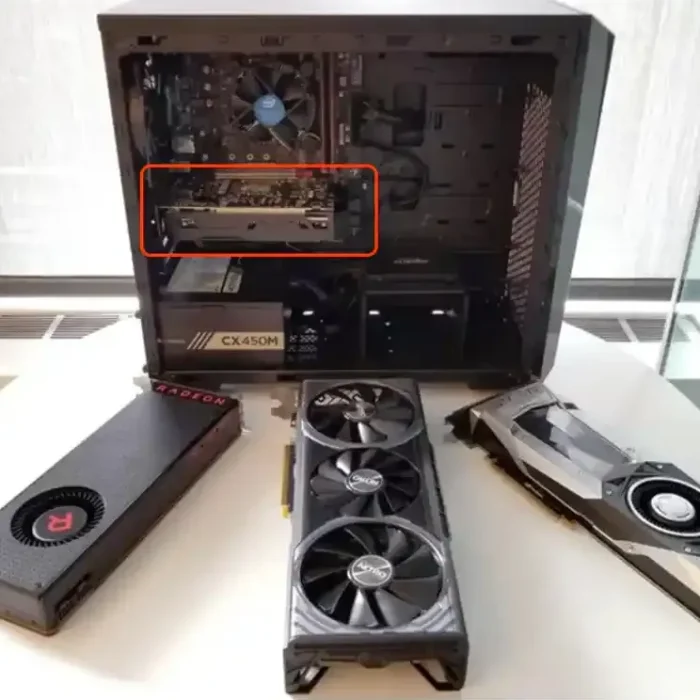 آموزش نصب و اتصال کارت گرافیک به مادربرد و پاور