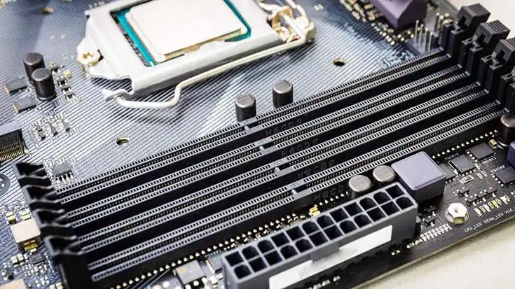 انواع اسلات مادربرد که شامل PCIe، RAM، M.2 میشود