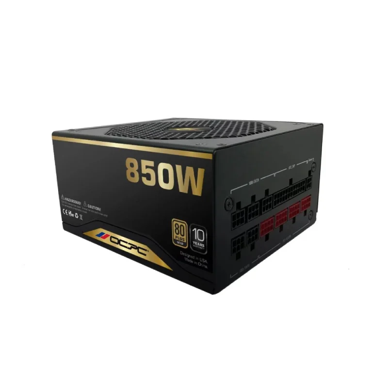 منبع تغذیه کامپیوتر او سی پی سی مدل OCPC 850 GOLD FULL MADULAR کارکرده | فروشگاه خرید کامپیوتر لیان سیستم