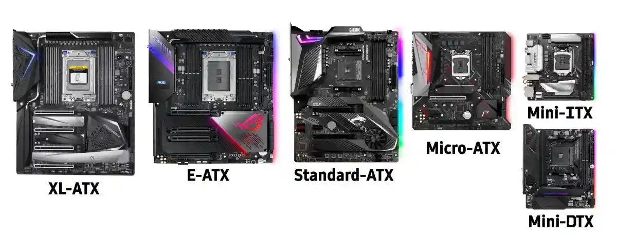 مجله های آموزش کامپیوتر شناخت فرم فاکتور مادربرد و انواع آن