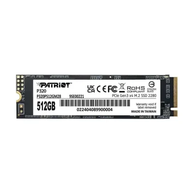 مشخصات و قیمت خرید SSD اینترنال پاتریوت P320 ظرفیت 512 گیگابایت