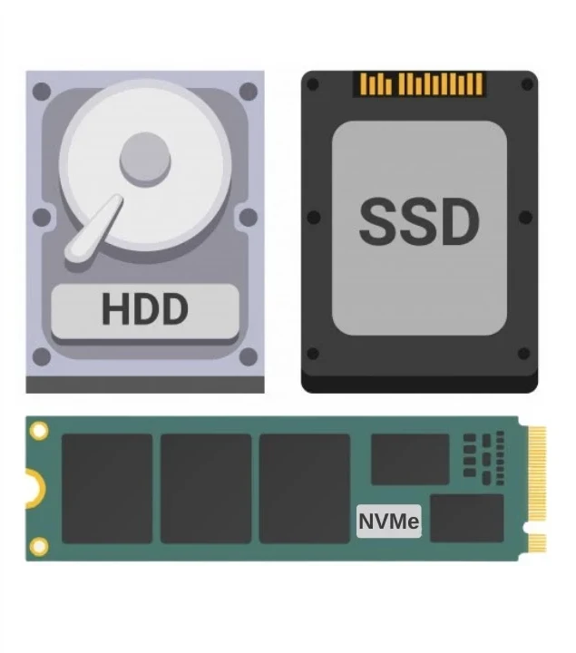 نصب درایو ذخیره سازی (SSD یا HDD)