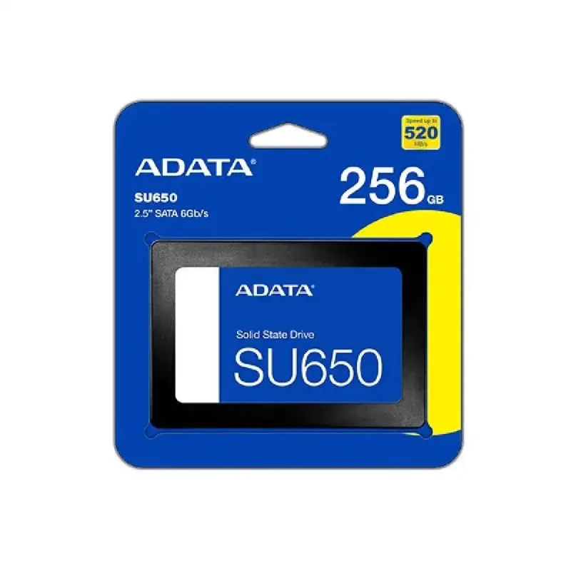 SSD اینترنال ای دیتا SU650 ظرفیت 256 گیگابایت | فروشگاه خرید کامپیوتر لیان سیستم
