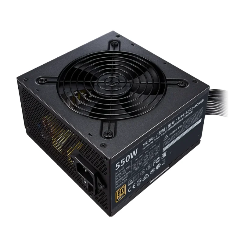 منبع تغذیه کامپیوتر کولر مستر مدل COOLER MASTER MWE 550 BRONZE | فروشگاه خرید کامپیوتر لیان سیستم