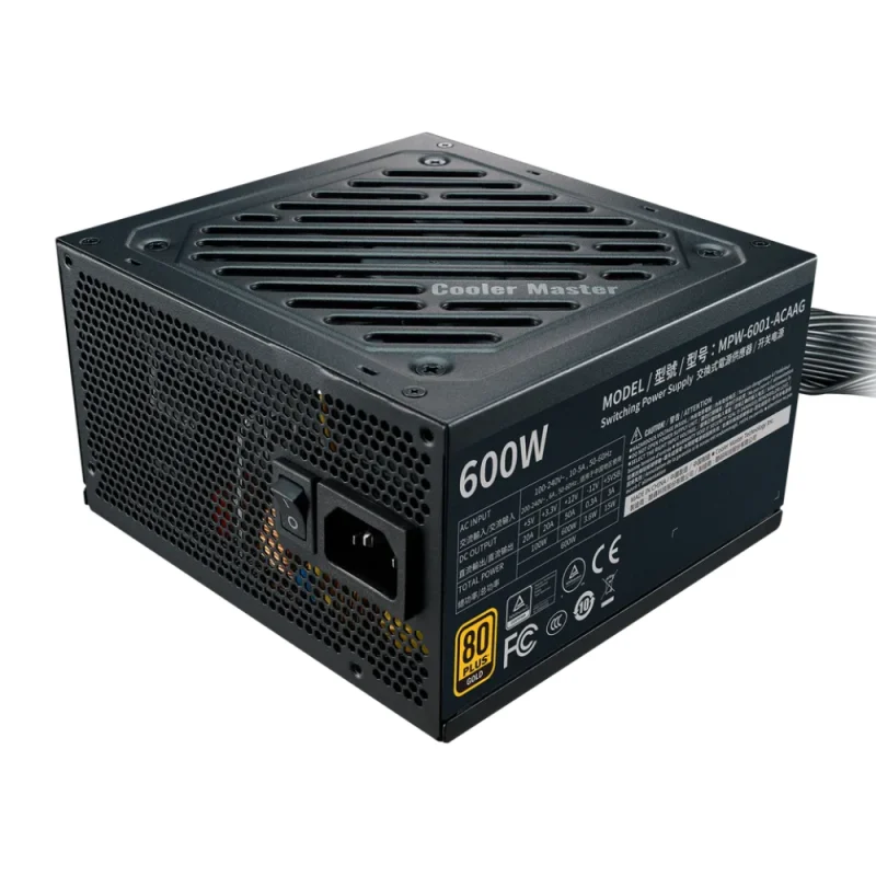 منبع تغذیه کامپیوتر کولر مستر مدل Cooler Master G600 GOLD | فروشگاه خرید کامپیوتر لیان سیستم