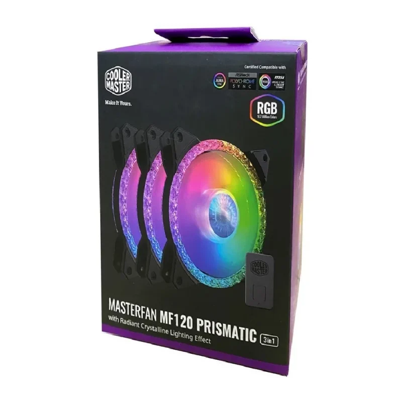 فن کیس کولر مستر مدل MF120 PRISMATIC | فروشگاه خرید کامپیوتر لیان سیستم