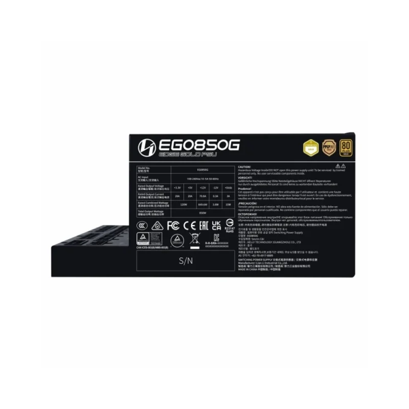 منبع تغذیه Lian Li Edge 850 UK Gold | فروشگاه خرید کامپیوتر لیان سیستم