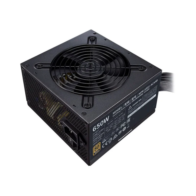 منبع تغذیه کامپیوتر کولر مستر مدل COOLER MASTER MWE 650 WHITE | فروشگاه خرید کامپیوتر لیان سیستم