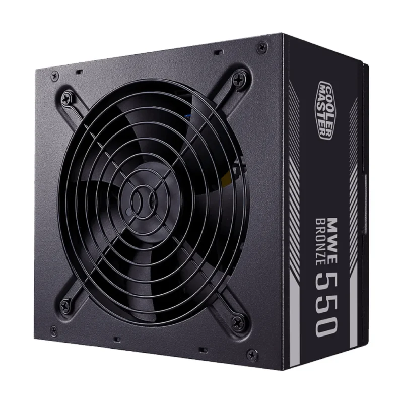 منبع تغذیه کامپیوتر کولر مستر مدل COOLER MASTER MWE 550 BRONZE | فروشگاه خرید کامپیوتر لیان سیستم