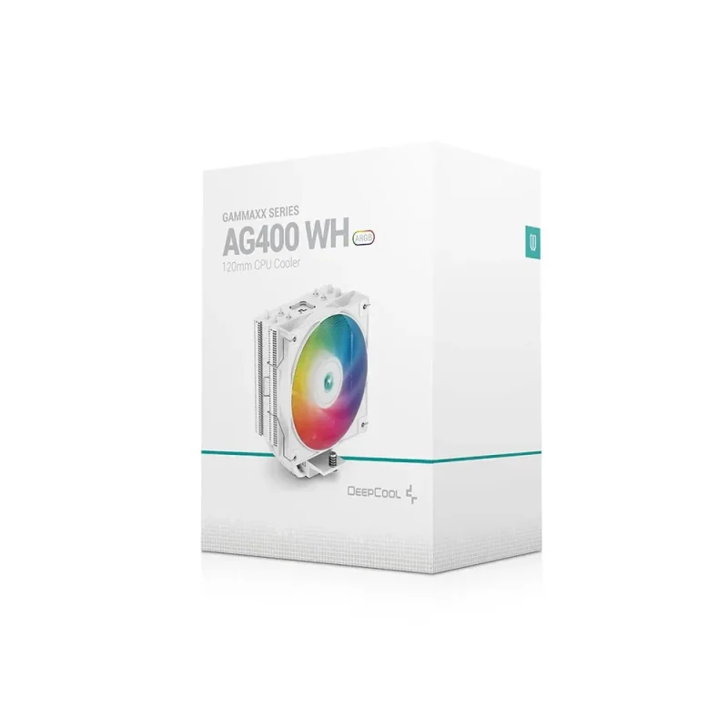 خنک کننده پردازنده دیپ کول AG400 WHITE ARGB (1)