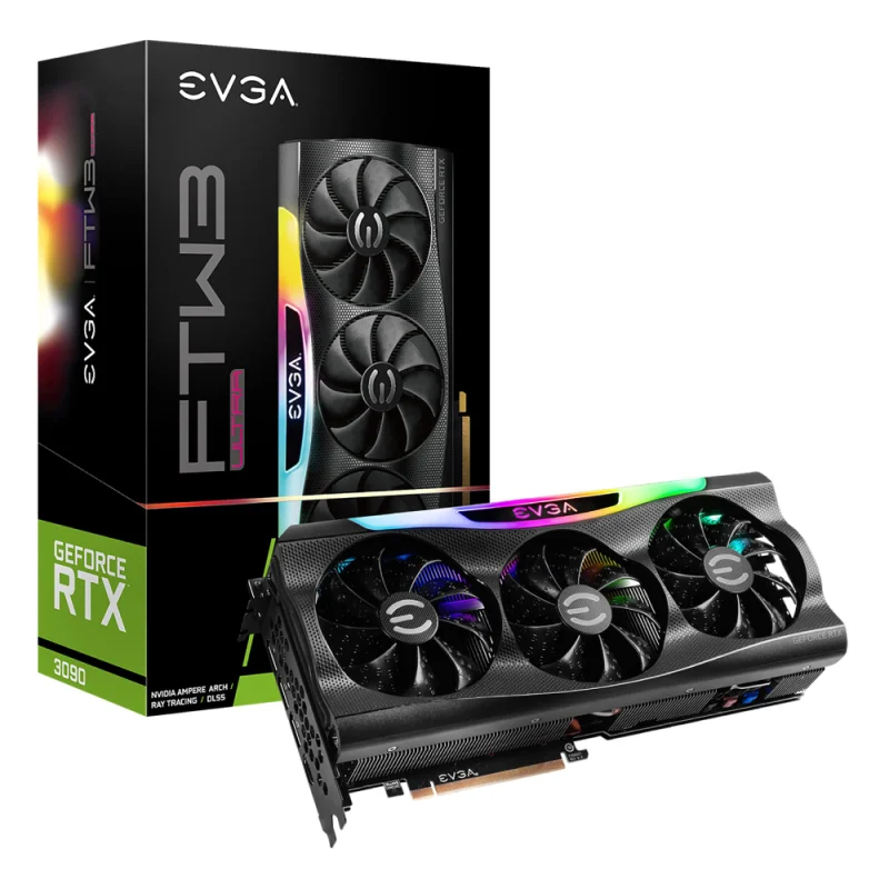 کارت گرافیک ای وی جی ای مدل EVGA RTX 3090 FTW3 ULTRA GAMING کارکرده | فروشگاه خرید کامپیوتر لیان سیستم