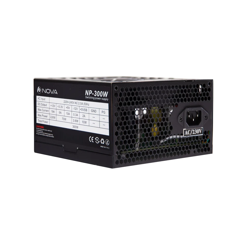 منبع تغذیه NOVA 300W مشخصات و خرید منبع تغذیه NOVA 300W
