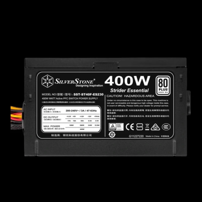 پاورSILVERSTONE 400W SST ST40F ES230 | فروشگاه خرید کامپیوتر لیان سیستم