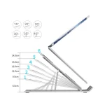 اندازه پایه نگهدارنده لپ تاپ کول کلد مدل N3