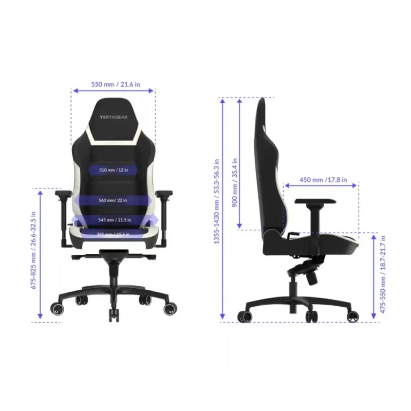 مشخصات و خرید صندلی گیمینگ ورتاگیر PL6800 Midnight Blue