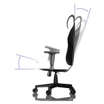 مشخصات و خرید صندلی گیمینگ ورتاگیر SL1800 Black White