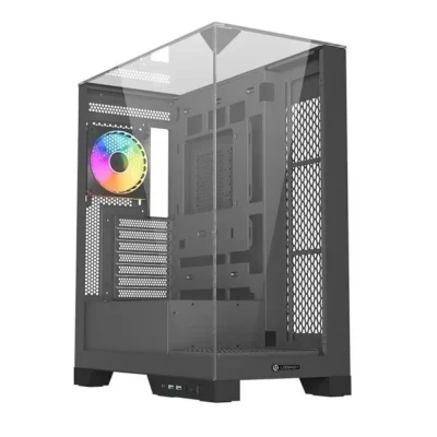 مشخصات وخرید کیس کامپیوتر گیمینگ لاجی کی مدل LK-C511B