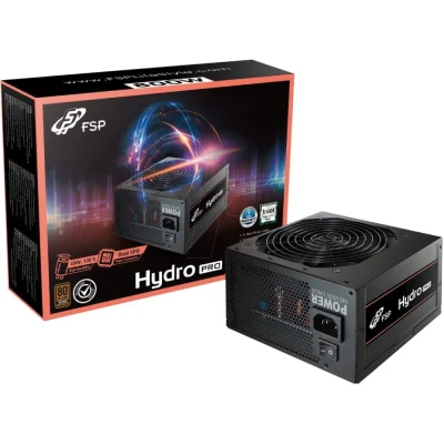 منبع تغذیه کامپیوتر اف اس پی مدل FSP HYDRO PRO 800W BRONZE کارکرده