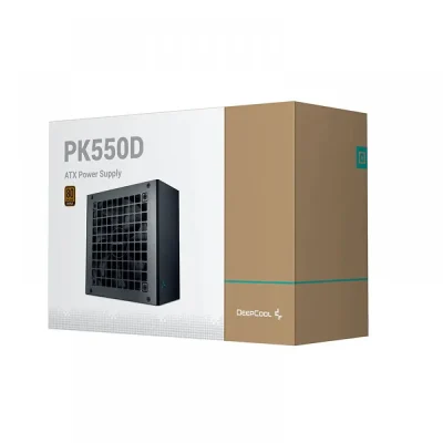 منبع تغذیه کامپیوتر دیپ کول مدل DEEPCOOL PK550D 550W 80 PLUS BRONZE کارکرده