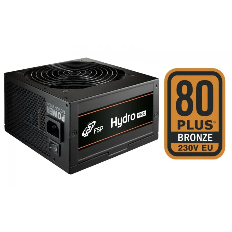 منبع تغذیه کامپیوتر اف اس پی مدل FSP HYDRO PRO 800W BRONZE کارکرده