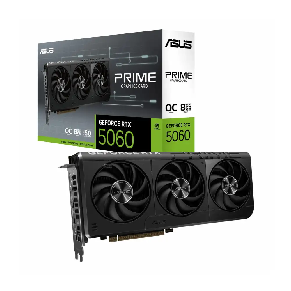 کارت گرافیک ASUS Prime RTX 5060 OC 8GB مشخصات و خرید کارت گرافیک ASUS Prime RTX 5060 OC 8GB